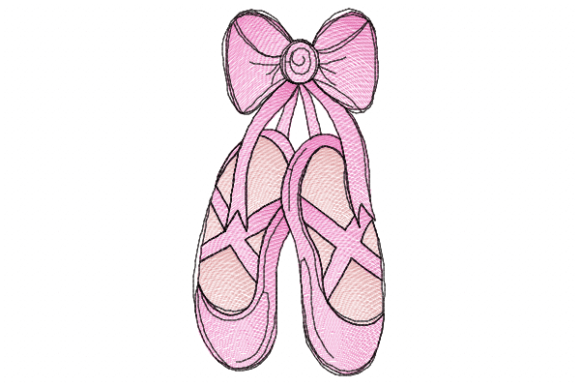 Ballet Shoes Embroidery Design Review: A Delicate Touch for Your Creations