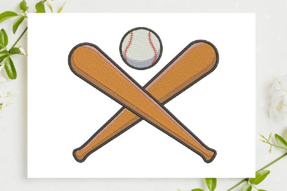 Baseball Bats Embroidery Design Review for Small Business Merch