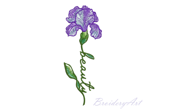 Beauty Iris Embroidery Design Review for Real Projects