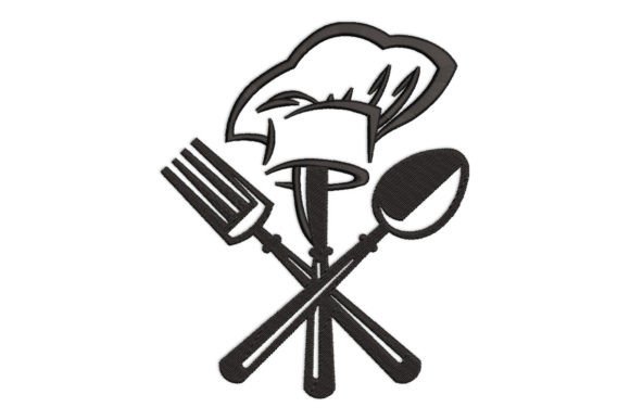 Chef Hat, Knife, Fork, and Spoon: A Review for Embroidery Gift Creators