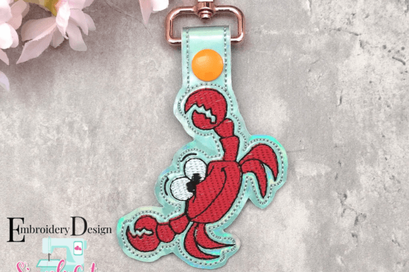 Crab ITH Snap Tab Keychain Review for Handmade Gift Creators
