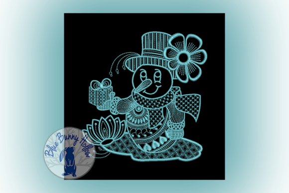 Dazzling Flower Power Snowman Embroidery Review