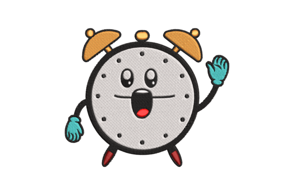 Funny Alarm Clock Embroidery Design Review for Etsy and Small Shop Sellers