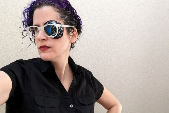 ITH Reversible Contoured Eye Patch: A Delightful Embroidery Design for Handmade Gifts
