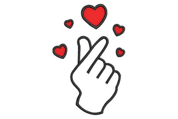 Korean Finger Heart Embroidery Design Review