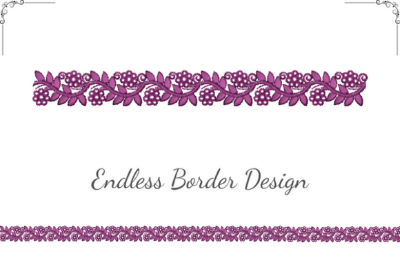 Mexican Style Border: A Vibrant Embroidery for Boutique Apparel