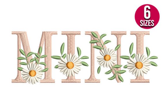 Mini with Daisy Flowers Embroidery Design Review