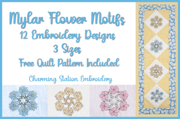 Mylar Flower Motifs: A Floral Wreath Embroidery Set Worth Your Time
