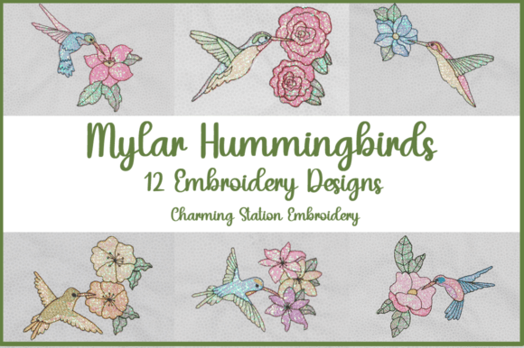 Mylar Hummingbirds: A Review for Embroidery Gift Creators