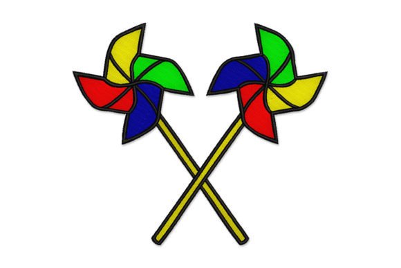 Pinwheel Embroidery Design: A Seasonal Versatile Addition