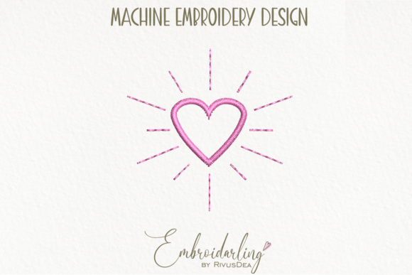 Shining Heart Embroidery Design Review: A Delicate Touch for Real Projects