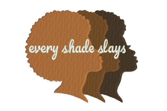 Silhouettes of Three African Girls Embroidery Design Review