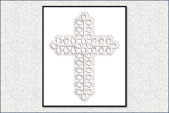 Tatted Cross: A Delightful Embroidery Design for Handmade Gifts