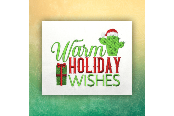 Warm Holiday Wishes Embroidery Design Review
