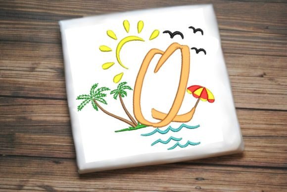 Welcome Summer, Alphabet Letter Q Embroidery Design Review